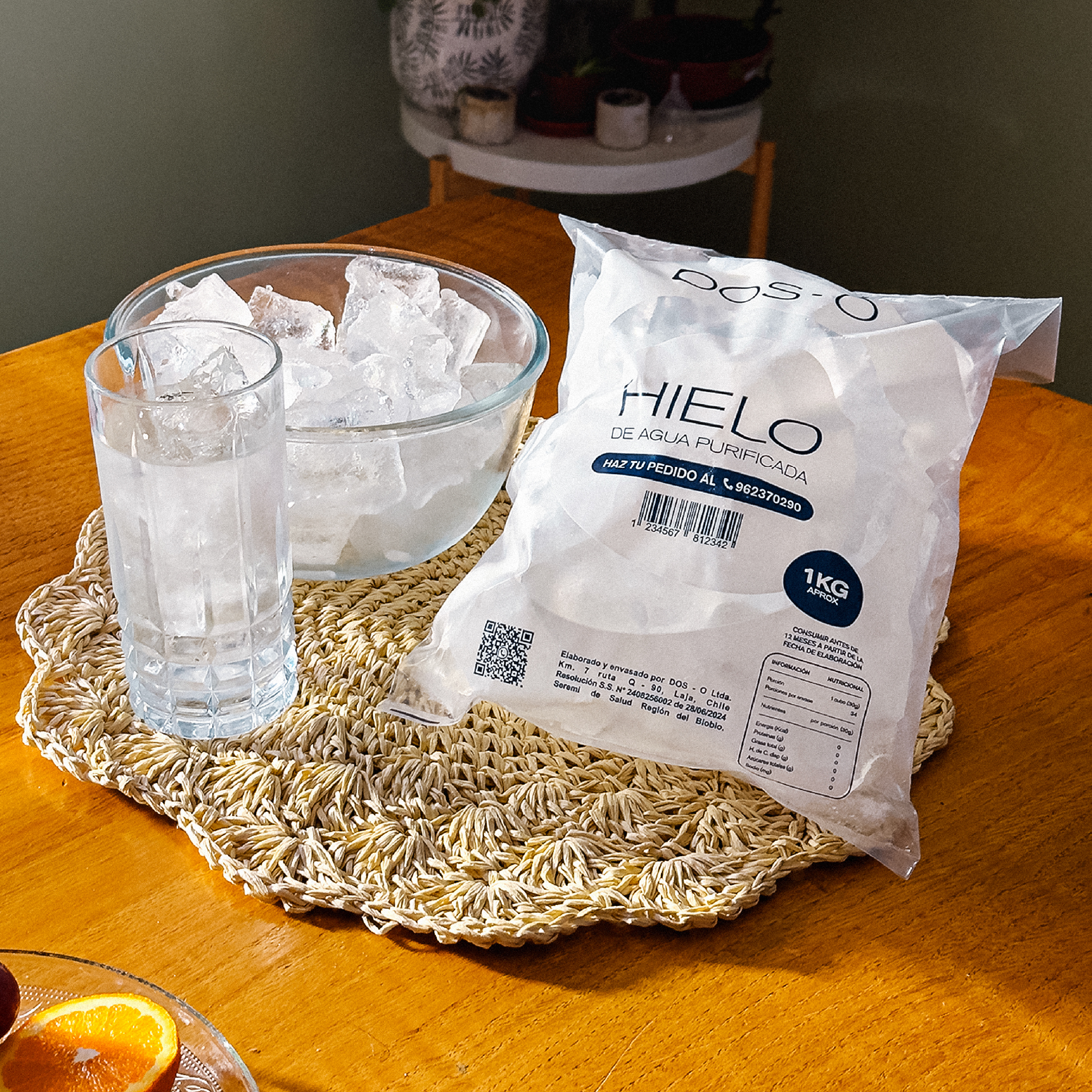 Hielo cubo