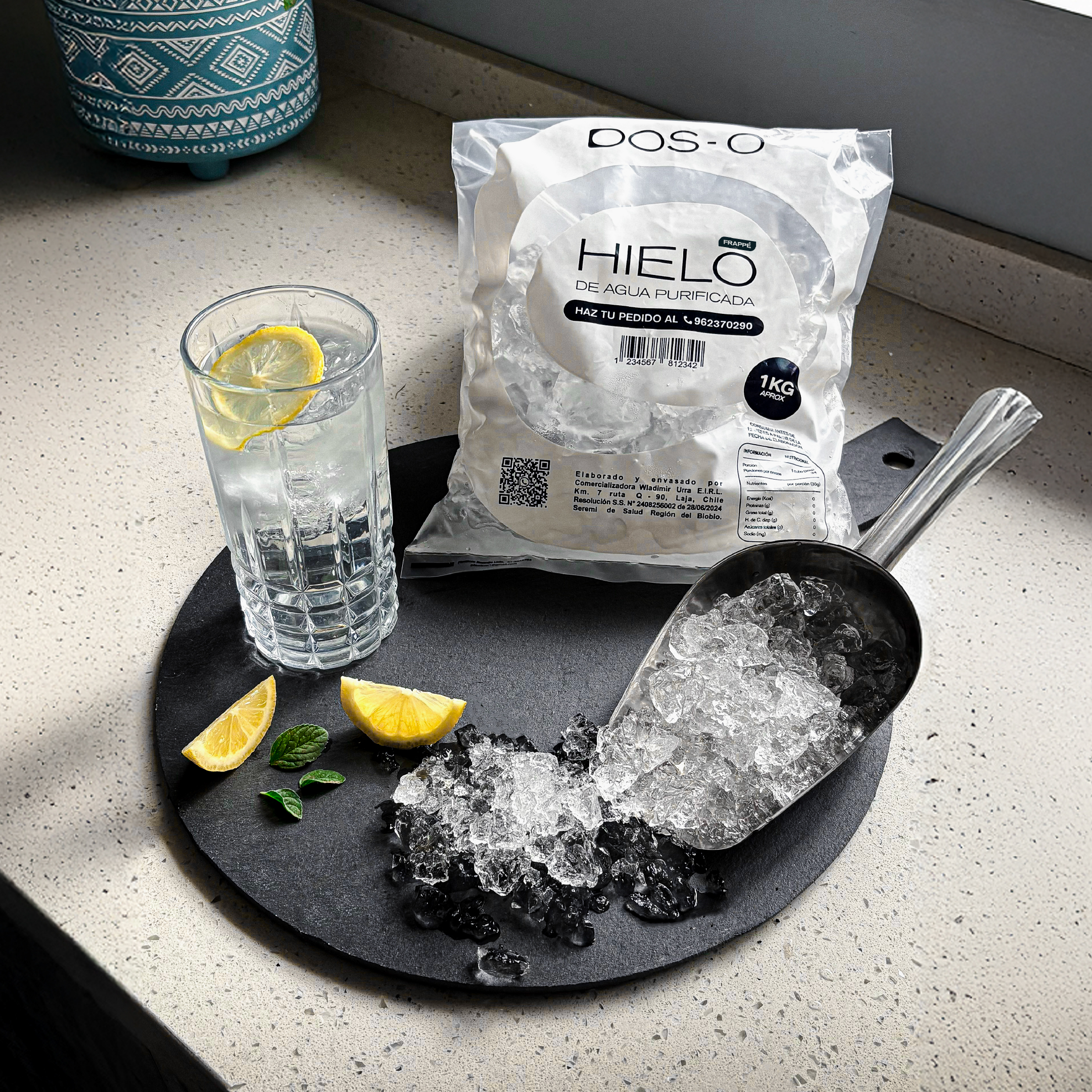 Hielo frappé